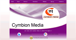 Desktop Screenshot of cymbionmedia.com